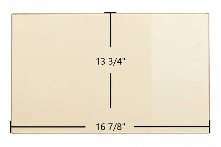 Jotul F 273 Replacement Ceramic Glass Panels – 16 7/8" x 13 3/4"
