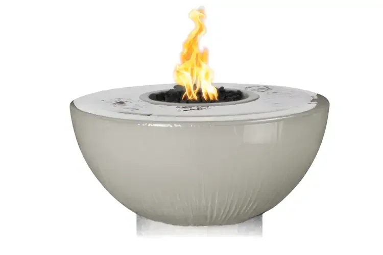 The Outdoor Plus 38" Sedona 360° Spill Fire & Water Bowl - Ash
