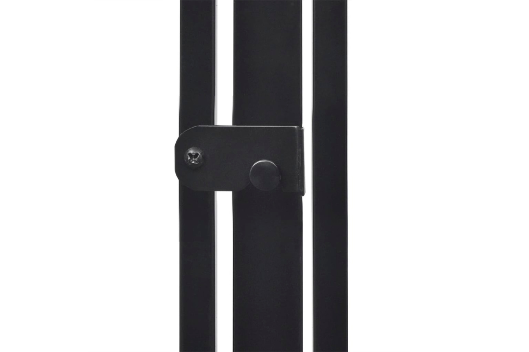 Sturdy Pet Fireplace Fence Steel Black