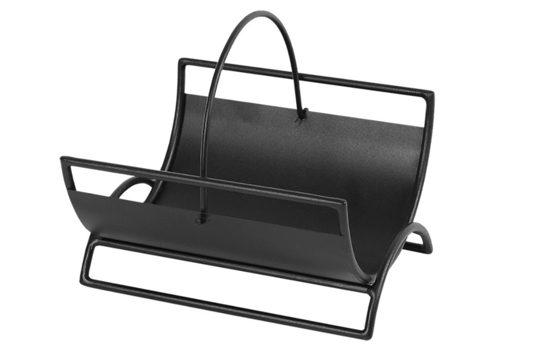 Metropolis Fatwood Caddy – 4 lbs Natural Fire Starter in Wrought Iron Holder