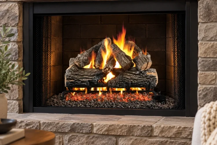 Real Fyre Charred Oak 18"