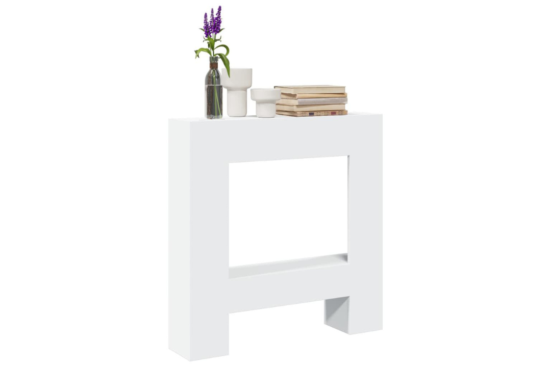 Fireplace Surround 81 x 18 x 82 cm in White Made of Engineered Wood Mantel Frame