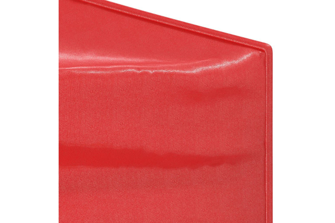 Functional Folding Party Tent 3 x 6 m in Red with 210D Oxford Fabric with Silver Coating