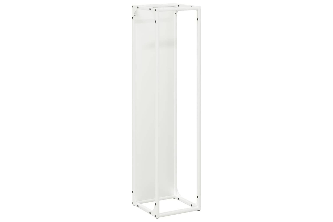 Firewood Rack 25 x 25 x 100 cm in White