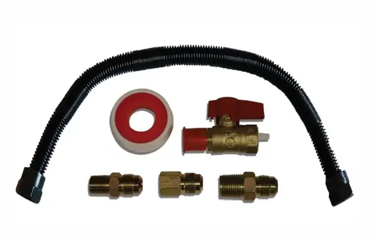 GLS202-24TF 24" Universal Gas Appliance Hook-up Kit for Space Heaters