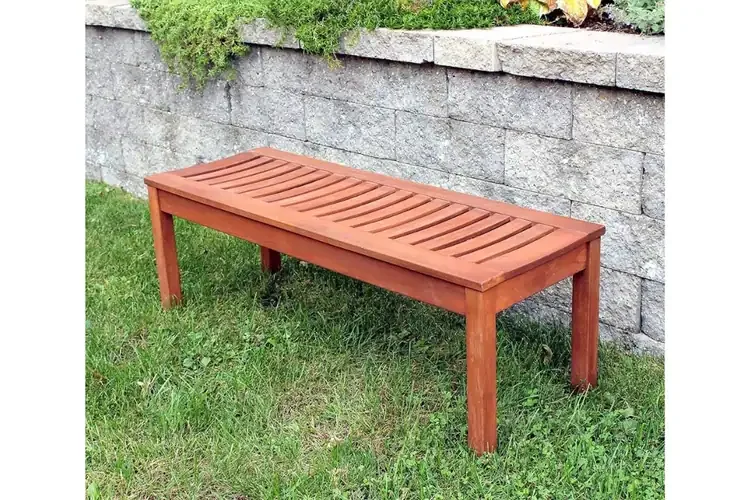 Backless Bench for Your Garden