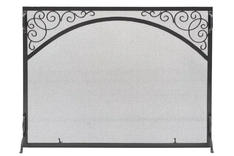 Sterling Flat Fireplace Screen in 44" W x 33" H