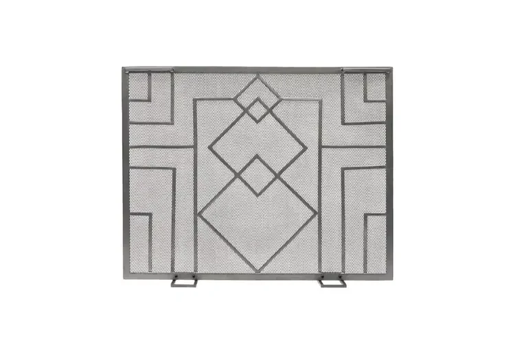 Wright Design Flat Fireplace Screens in 38” x 30”