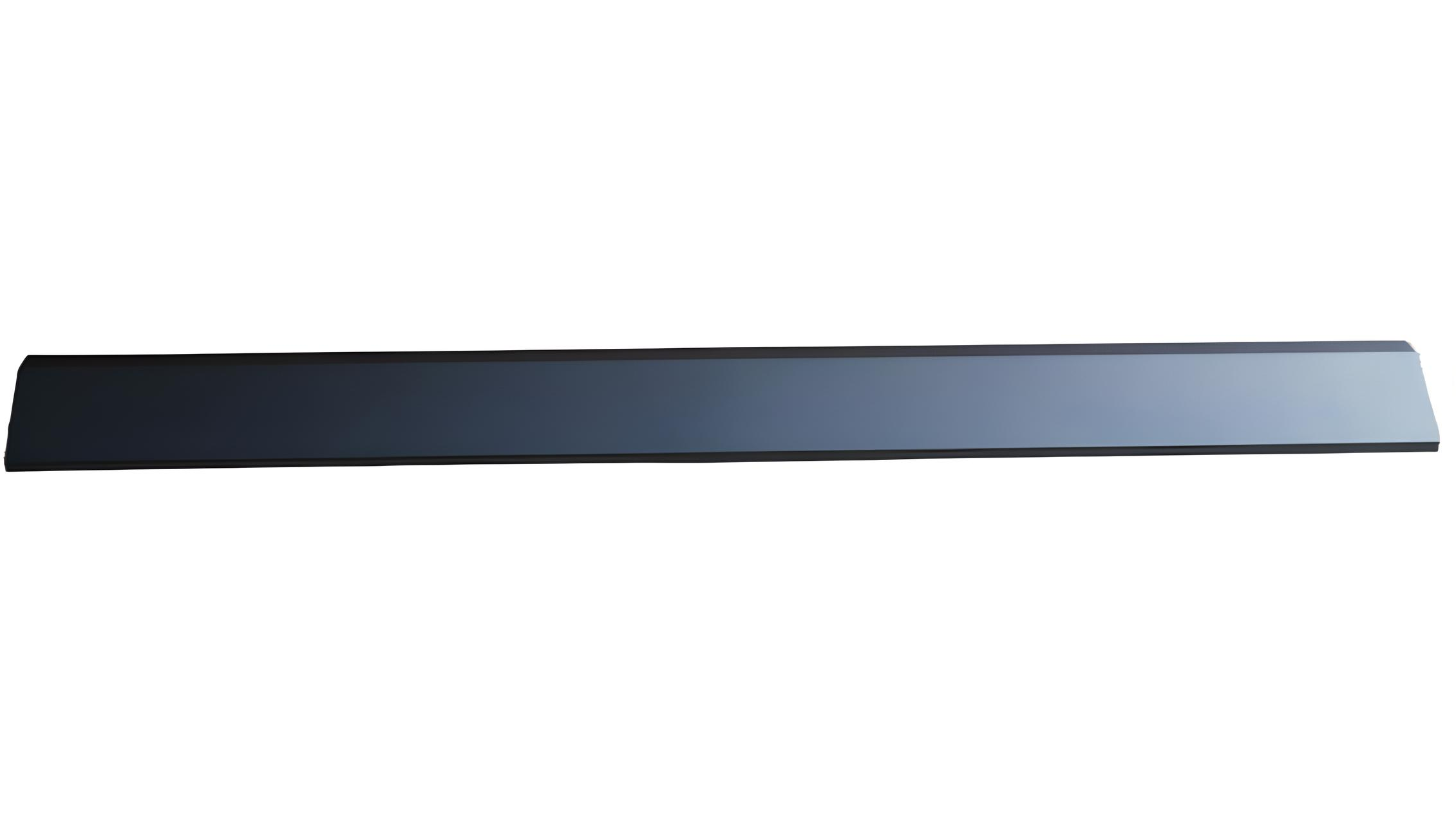 4-1/2" Deep Fireplace Hood in Flat Black Powder Coat Finish Full View