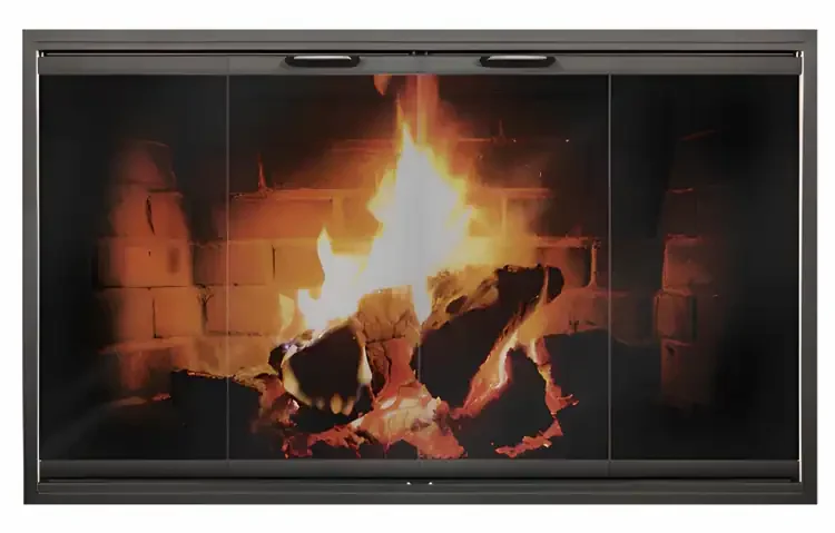 Thin Line Inside Fit Fireplace Glass Door