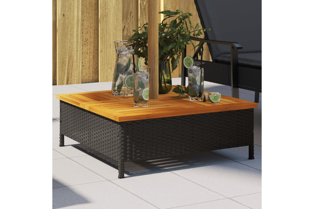 Parasol Base Cover Black & Brown