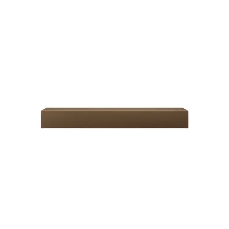 Design Specialties Classic Bronze Powder Coated Steel Mantel Shelf