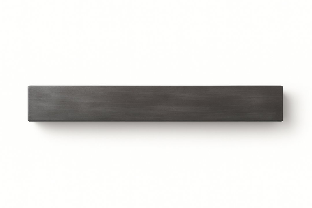 Design Specialties Silver Birch Steel Hand Crafted Finish Steel Mantel Shelf