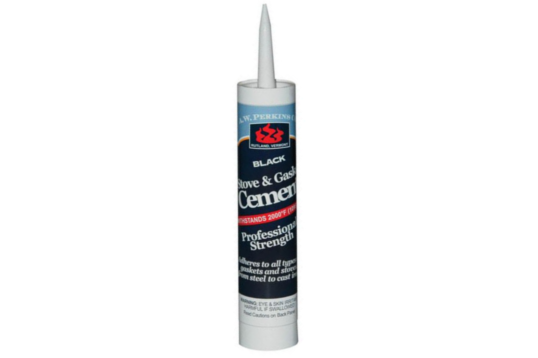 AW Perkins Wood Stove Gasket Cement Caulking Cartridge – Black, 10.3 fl oz