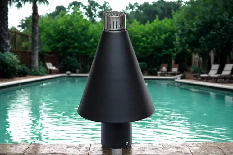 Fire by Design Black Cone Electronic Ignition Tiki Torch