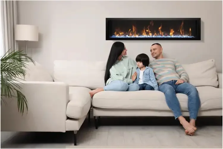 Panorama BI Slim Smart Electric Fireplace by  Amantii