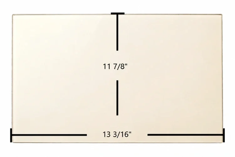 Osburn Stratford Ceramic Glass Panel – 13 3/16" x 11 7/8"
