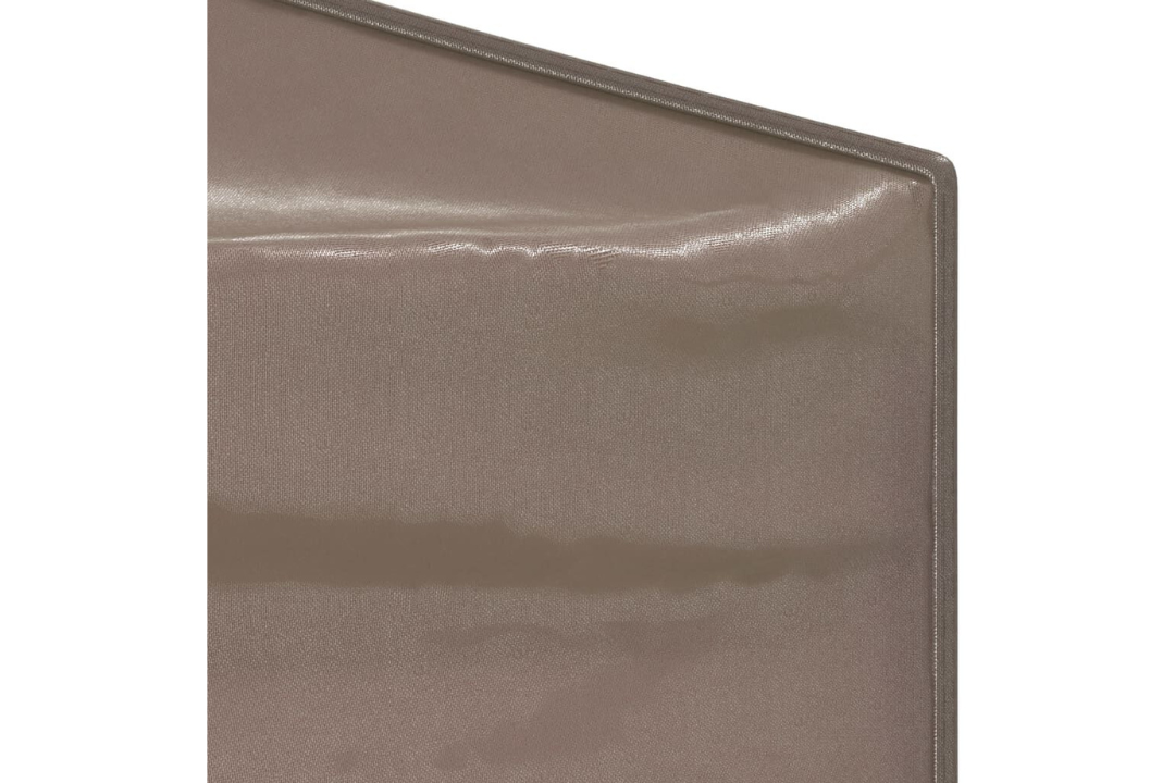 Functional Folding Party Tent 3 x 6 m in Taupe with 210D Oxford Fabric with Silver Coating