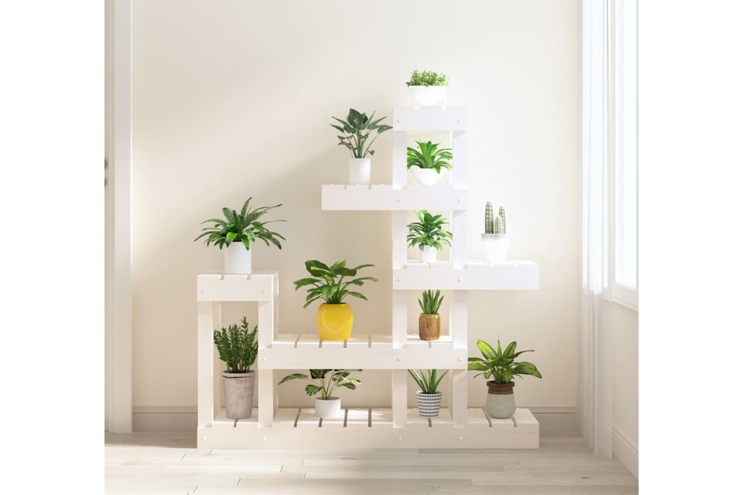 Plant Stand in White 92 x 25 x 97 cm