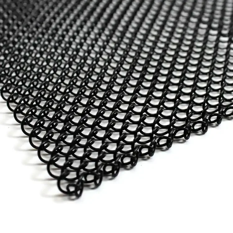 30 Wide Mesh Curtain Weave Close Up