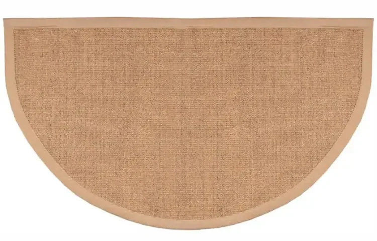 Sunset Sand Natural Sisal Fireplace Hearth Rug – 27" x 48" by Goods of the Woods