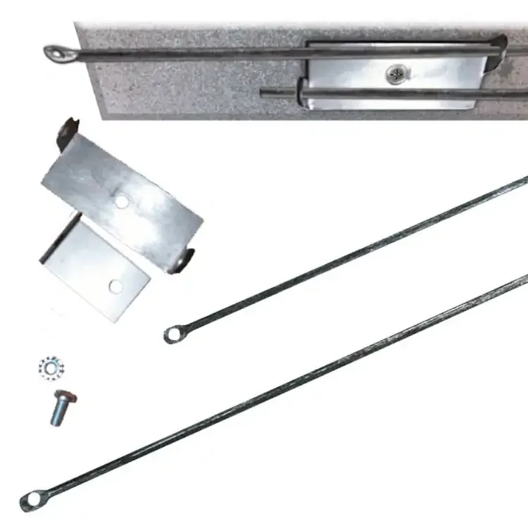 Fireplace Mesh Curtain Rods | Straight or Angled
