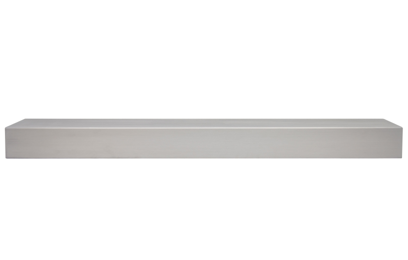 Steel Mantel Shelf Front View