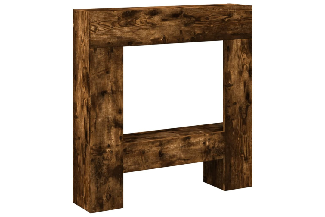 Fireplace Surround 81 x 18 x 82 cm in Smoked Oak