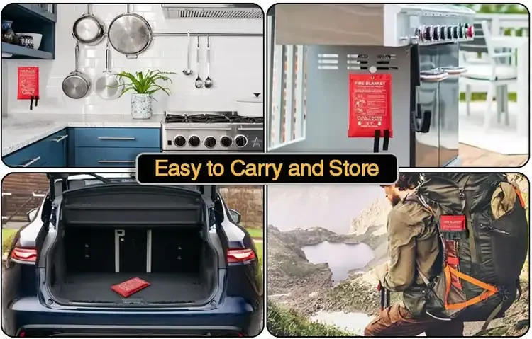Emergency Fire Blanket Easy To Cary With You