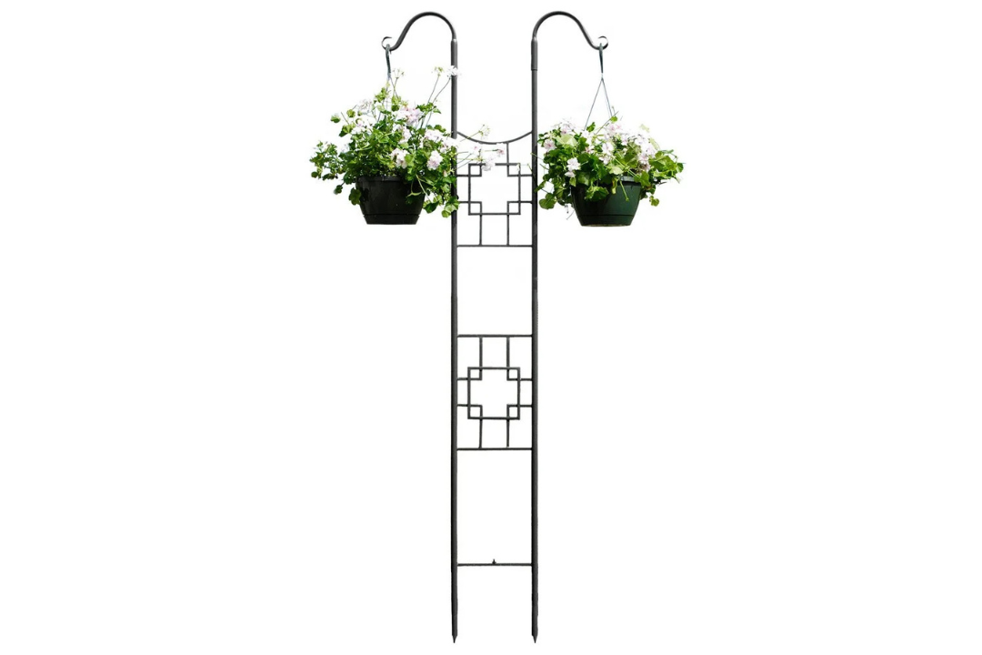 Double Pole Trellis Details - A Square-on-Square Collection