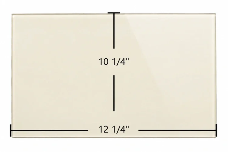 Keystoker Coal Stove Ceramic Glass Panels – 12 1/4" x 10 1/4"