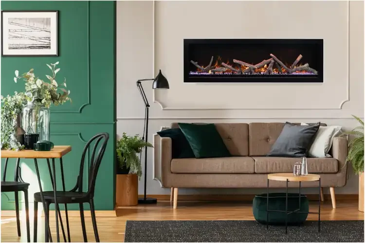 Symmetry Lumina Electric Fireplace by Amantii