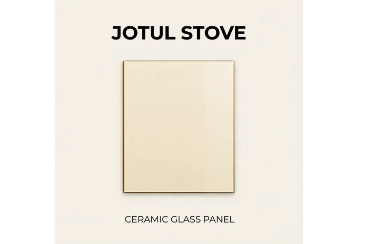 Jotul F 602 Replacement Ceramic Glass Panel – 5 3/4" x 6 1/8"