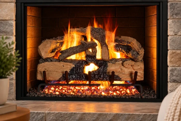 Real Fyre Charred Evergreen Split Oak 18"