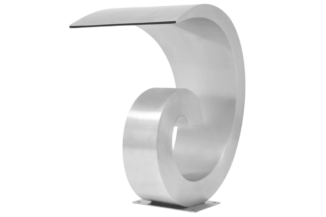 Pool Fountain Stainless Steel 50x30x53 cm Silver