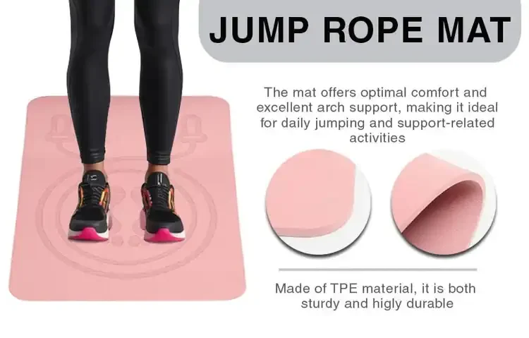 Pink Jump Rope Mat