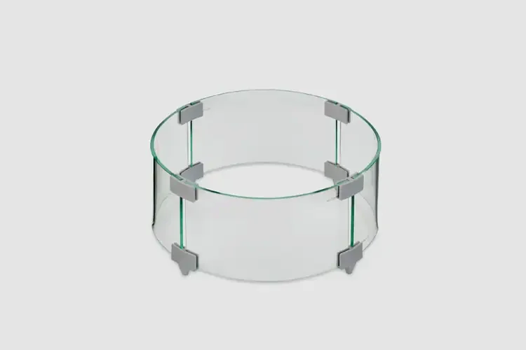 Round 14.5" Glass Wind Guard