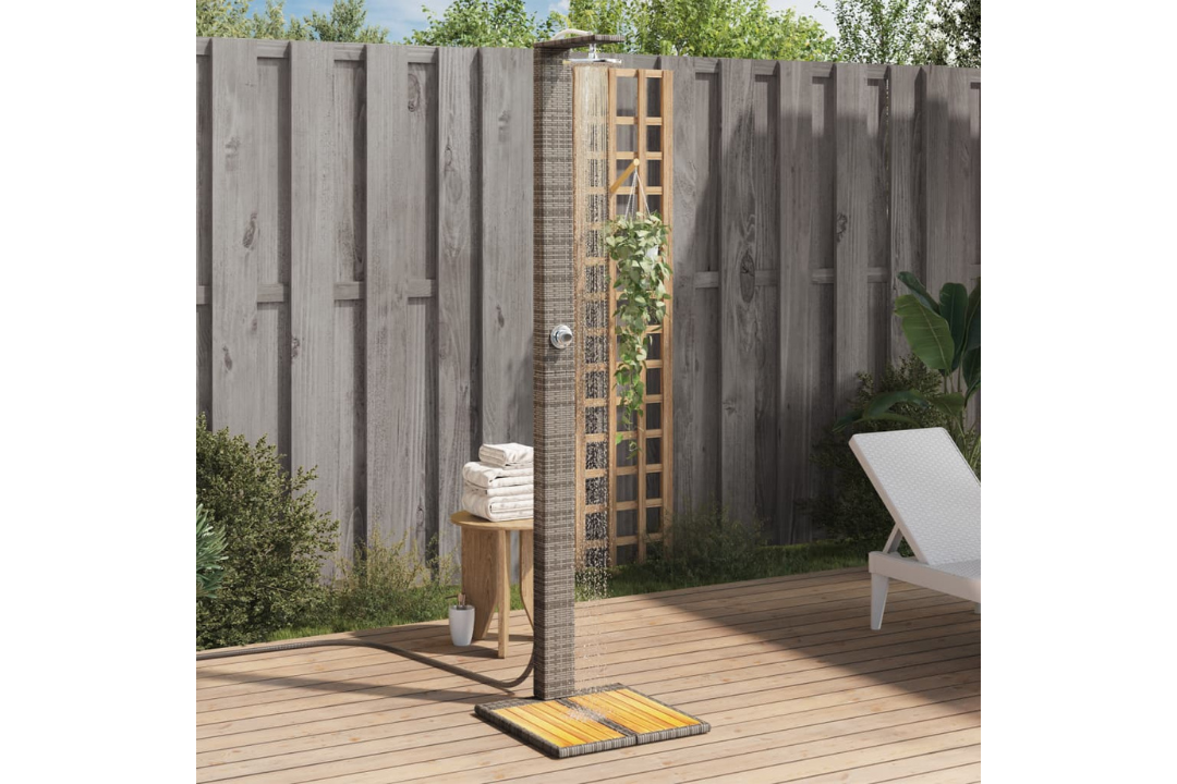 Outdoor Shower 50x55x224 cm in Gray