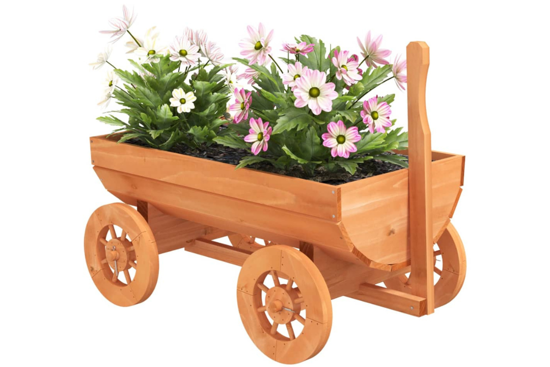 Decorative Wagon 70x43x54 cm Made of Solid Wood Fir