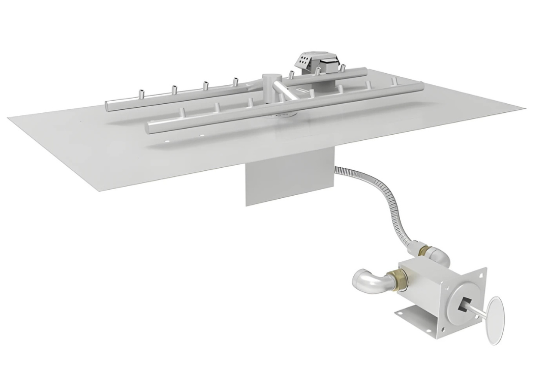 HPC CSA Certified H-Flat Fire Pit Insert Match Lit Ignition