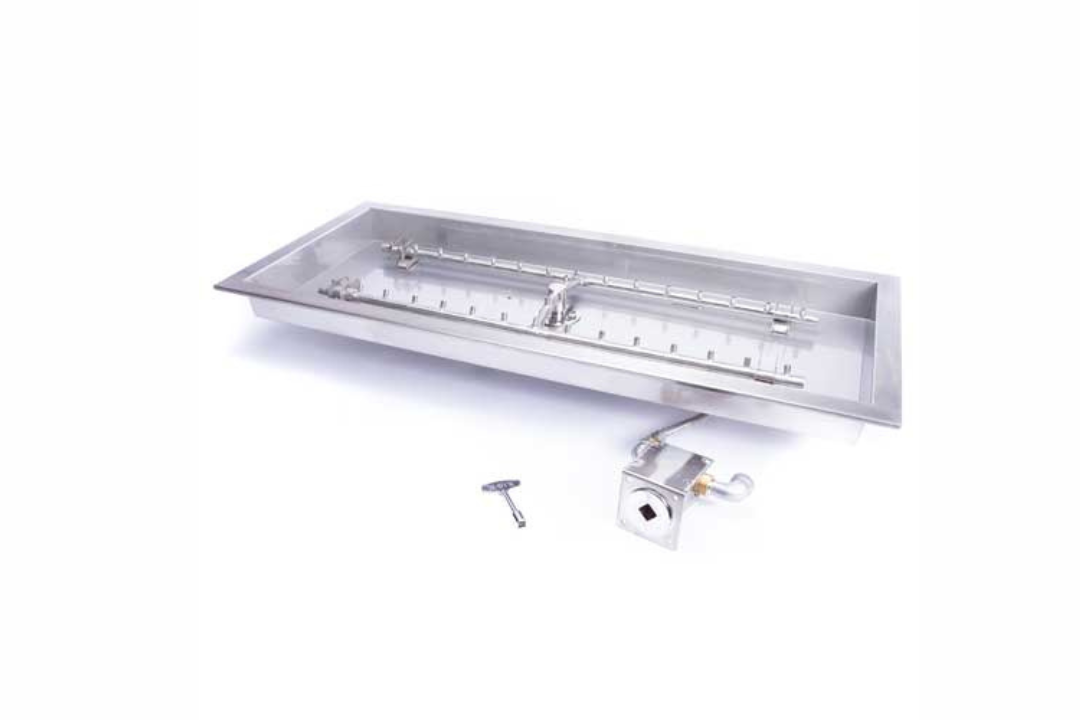 HPC Rectangle H-Burner Inserts Match Lit Ignition