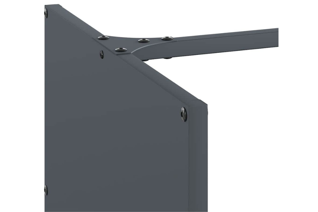 Aesthetic Firewood Rack Anthracite 40 x 40 x 40 cm Cold-Rolled Steel