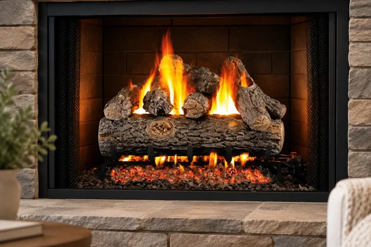 Real Fyre Golden Oak Designer Plus 18"