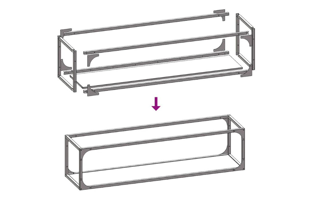 Firewood Rack 25 x 25 x 100 cm in Olive Green Made of Cold-Rolled Steel Easy Assembly