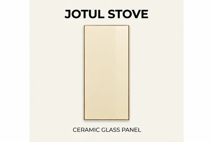 Jotul I 80 Mini Harmony Replacement Ceramic Glass Panels – 4 7/8" x 11 7/8"