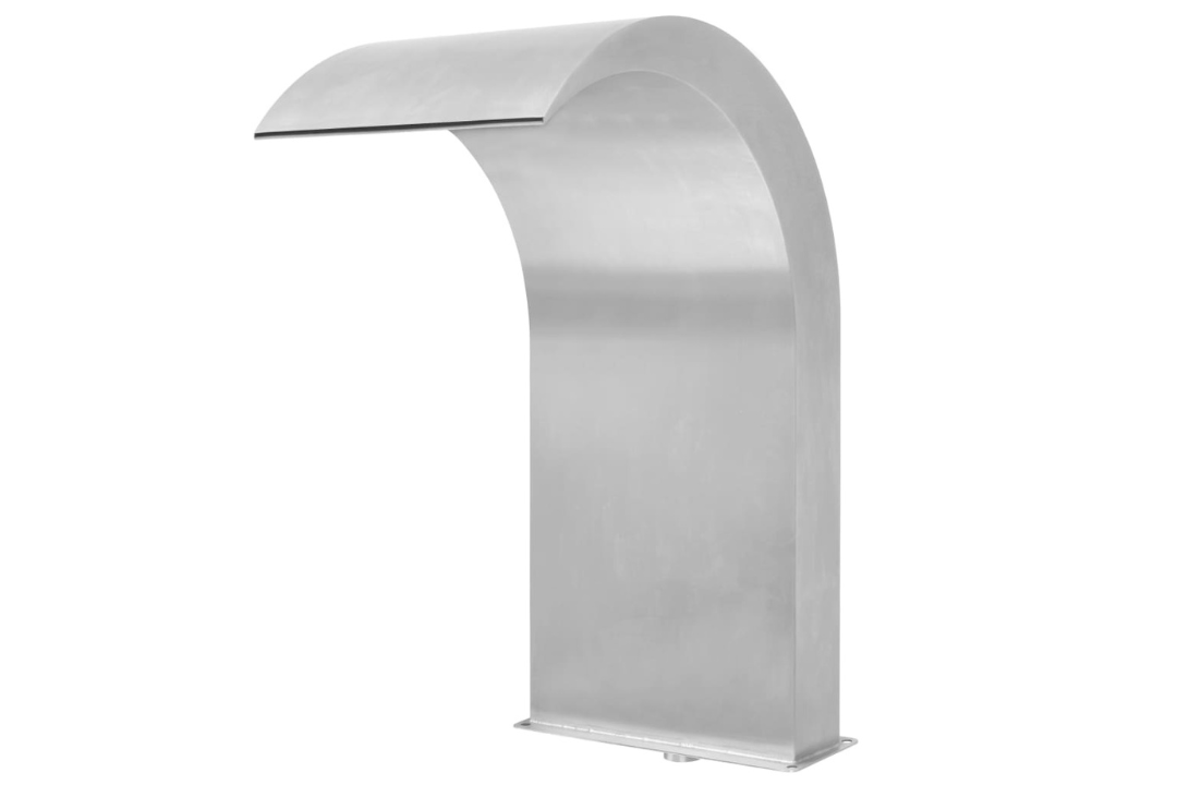 Chlorine-Resistant Stainless Steel Pool Fountain 45x30x65 cm