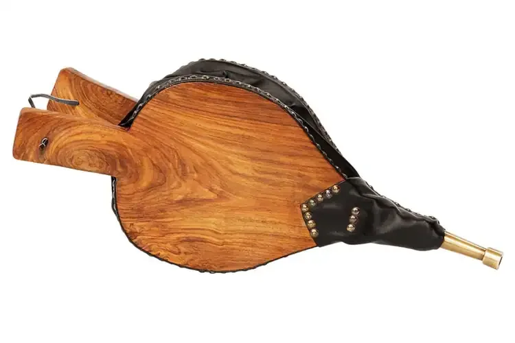 Lodge Fireplace Bellows Made from Sheesham Wood