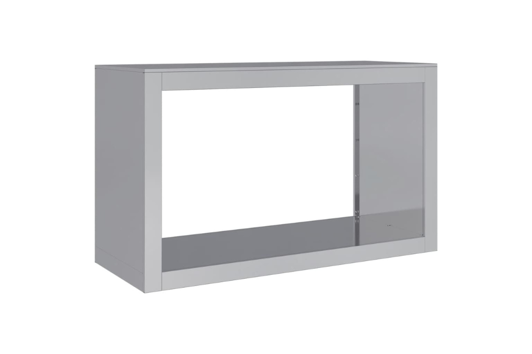 Firewood Rack 100 x 40 x 60 cm in Gray