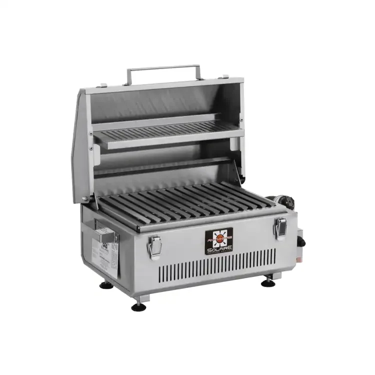 Solaire Anywhere! 316 Marine Grade SS With Warming Rack & Bag