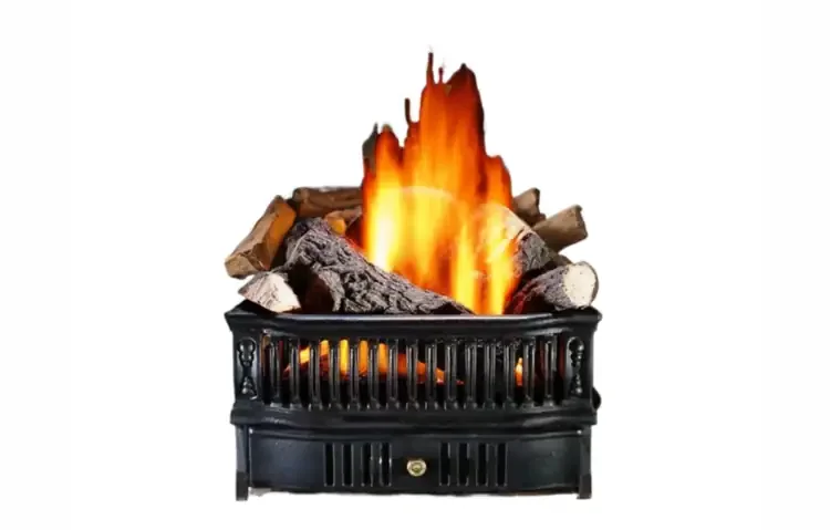 Hargrove Olde World Vented Log Basket - Compact European Fireplace Elegance